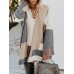 Women Casual Loose Color Block Sweaters